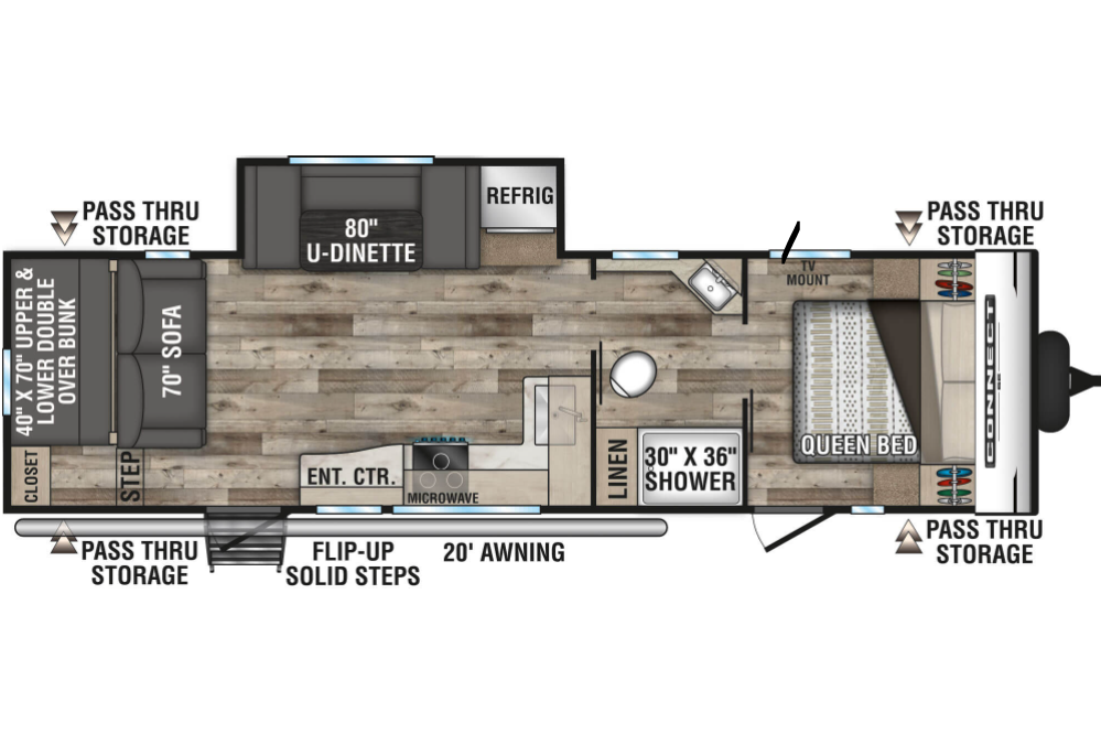 Victor's KZ Connect  C281bhse Travel Trailer