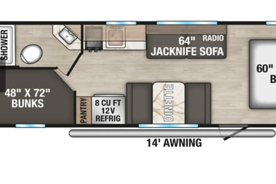 Blake 's KZ Sportsmen 240BH Travel Trailer