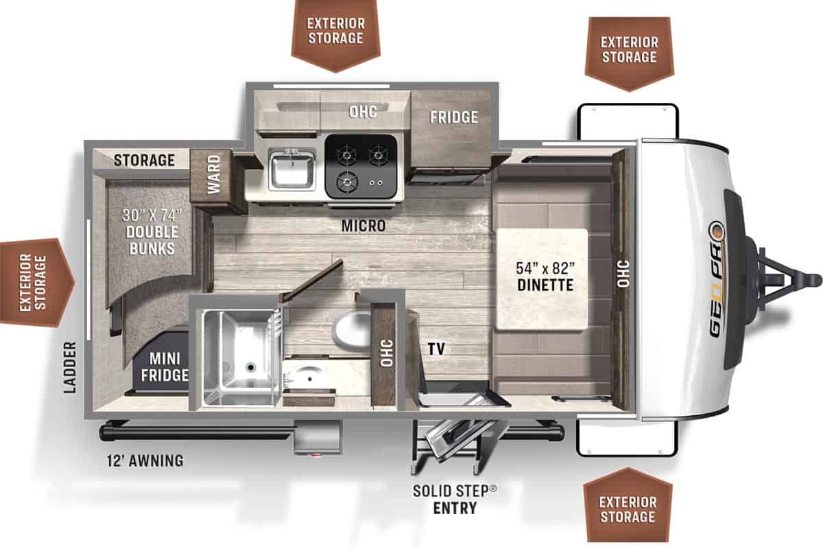 Debra's Forest River rockwood Travel Trailer