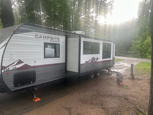 Christian's Forest River Campsite reserve Travel Trailer