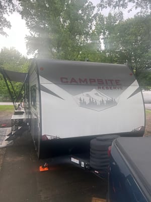 Christian's Forest River Campsite reserve Travel Trailer