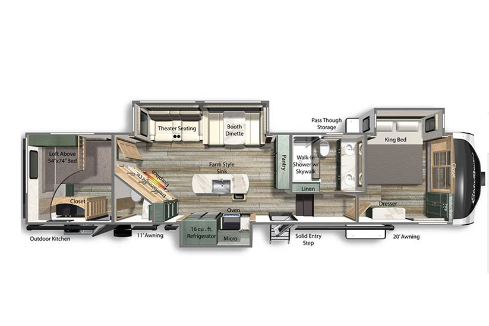 Spacious, Stylish, Family-Friendly: Camping Comfort 5th Wheel