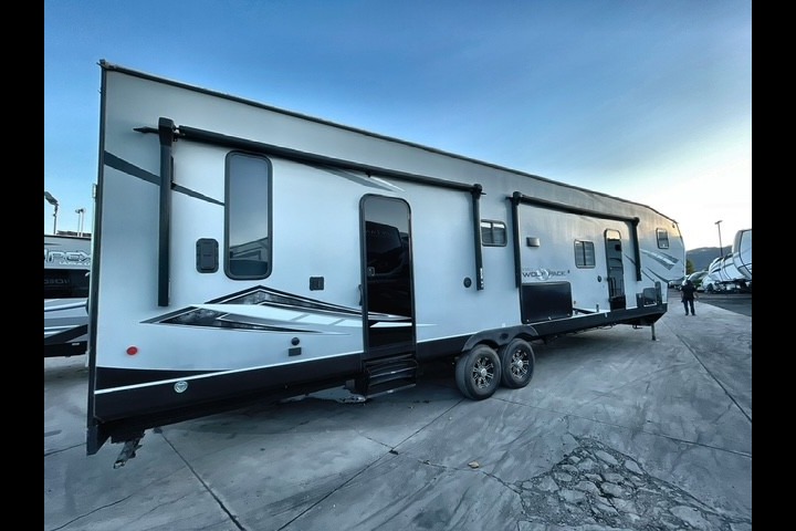 Ashley's Forest River Wolfpack 365pack Fifth Wheel Toy Hauler