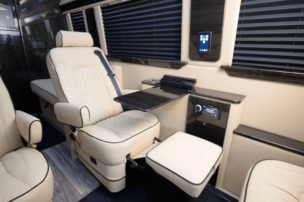 NEW! 2025 Blacked-Out Mercedes Benz Luxe Coach w/ Bathroom!