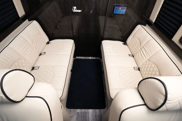 NEW! 2025 Blacked-Out Mercedes Benz Luxe Coach w/ Bathroom!