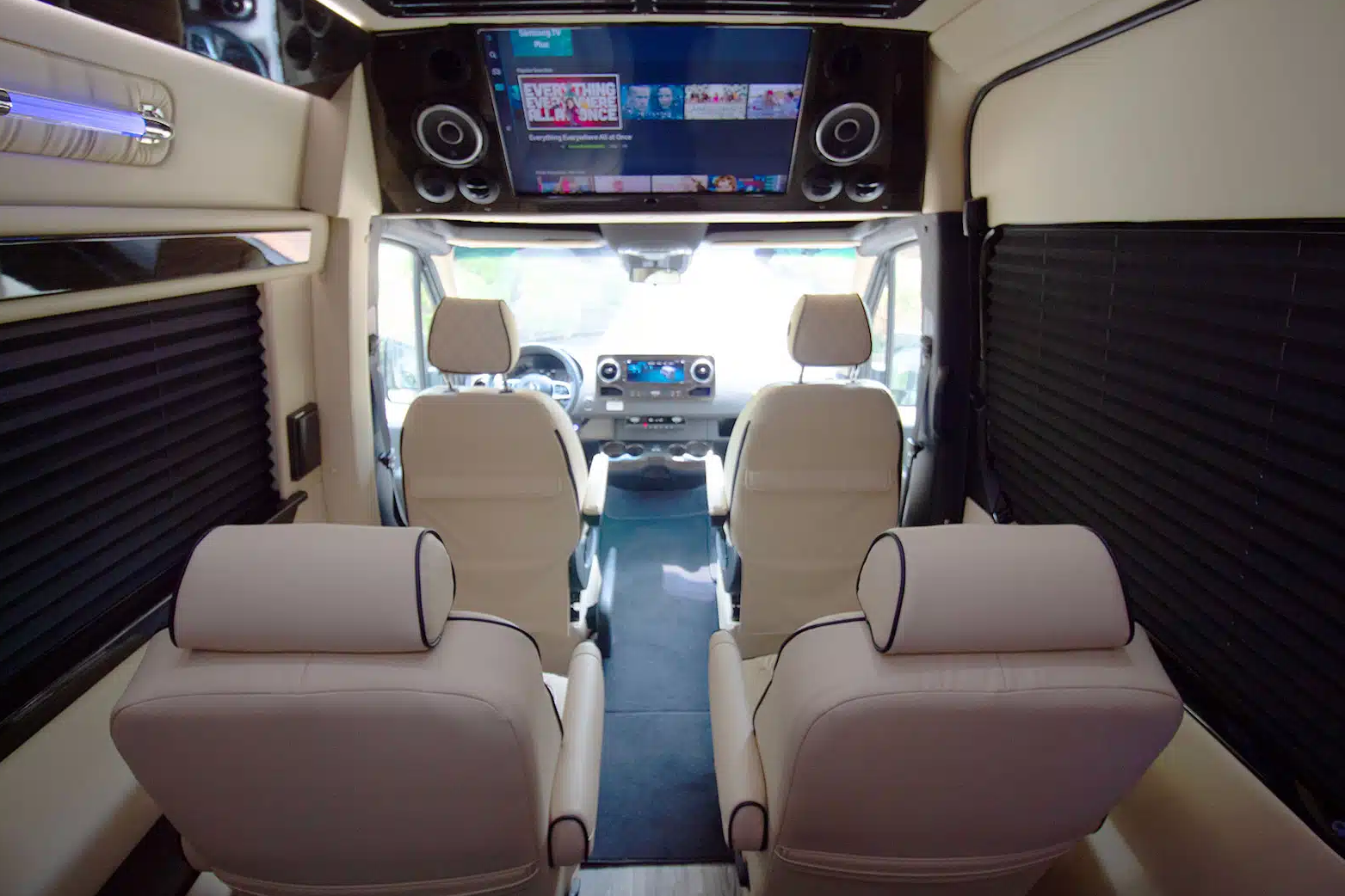 NEW! 2025 Blacked-Out Mercedes Benz Luxe Coach w/ Bathroom!