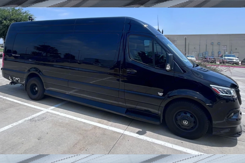 NEW! 2025 Blacked-Out Mercedes Benz Luxe Coach w/ Bathroom!