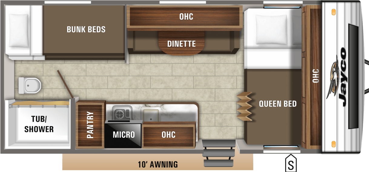 Clean, Family and Pet Friendly JayFlight SLX Travel Trailer