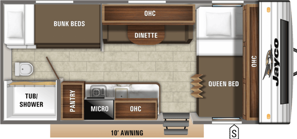 Clean, Family and Pet Friendly JayFlight SLX Travel Trailer