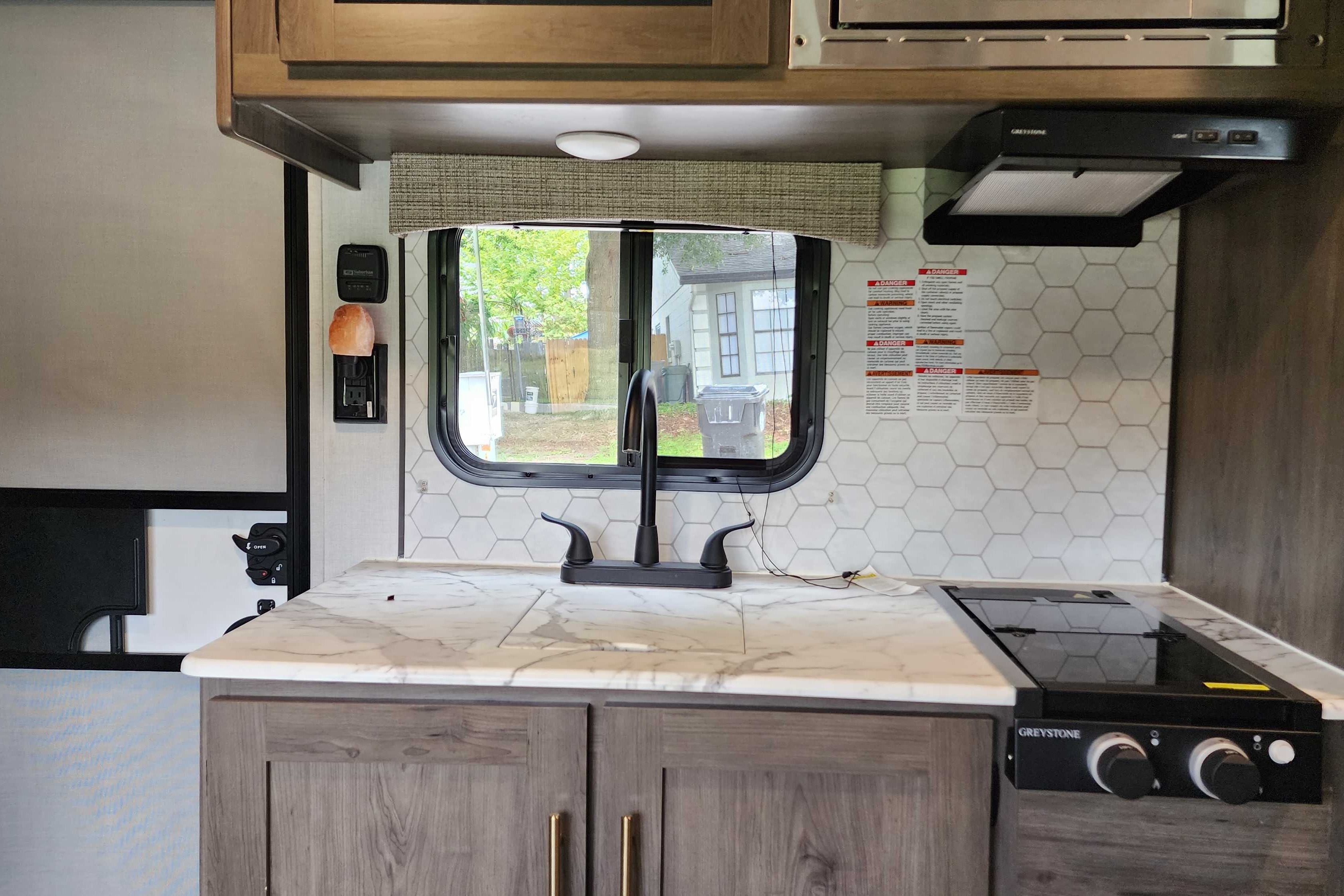 Solar powered Viking Travel Trailer