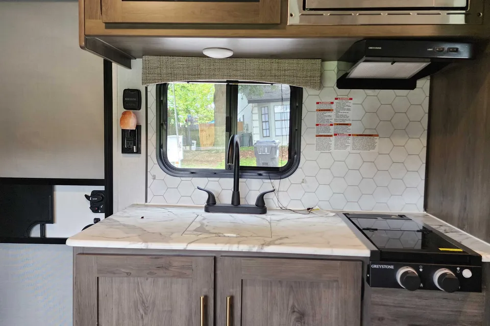 Solar powered Viking Travel Trailer