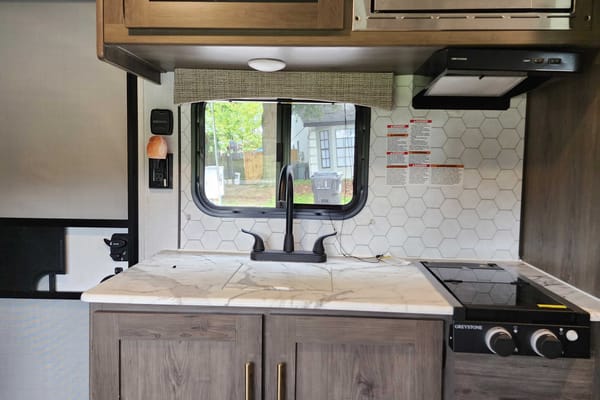 Solar powered Viking Travel Trailer