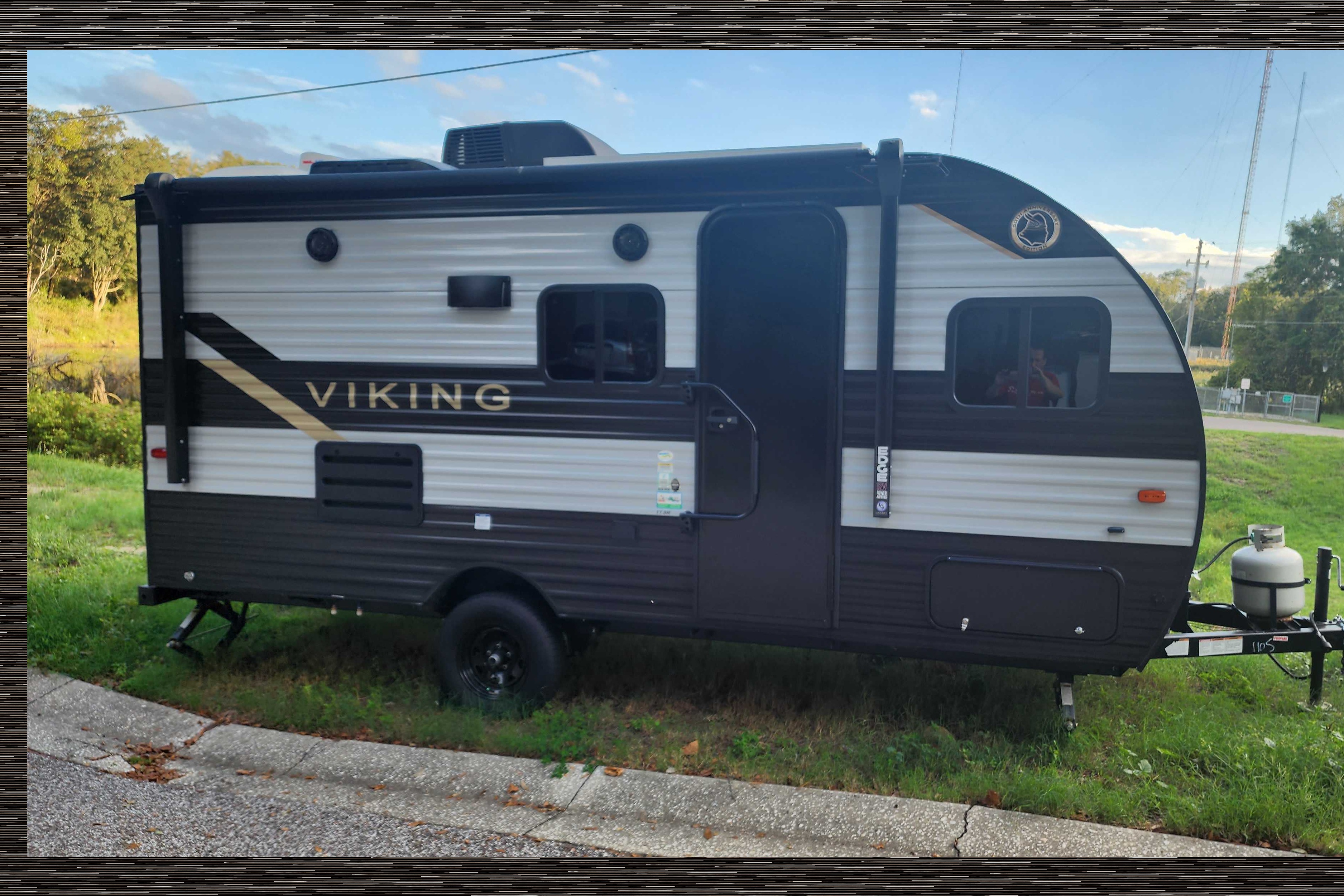 Solar powered Viking Travel Trailer