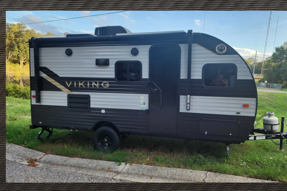 Solar powered Viking Travel Trailer