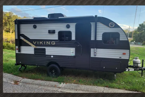 Solar powered Viking Travel Trailer