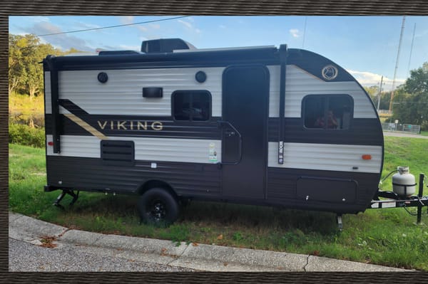 Solar powered Viking Travel Trailer