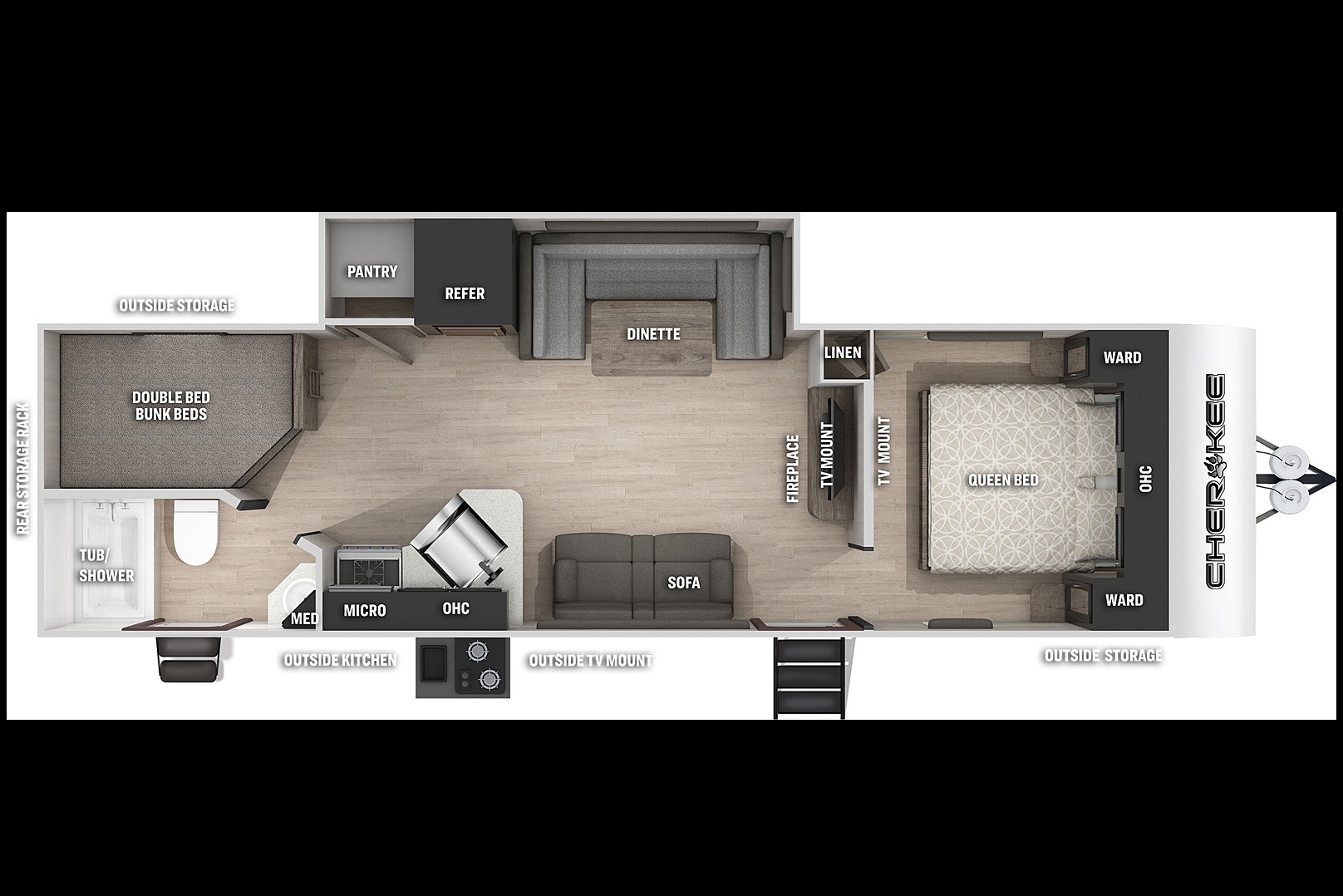 Forest River Cherokee with bunks