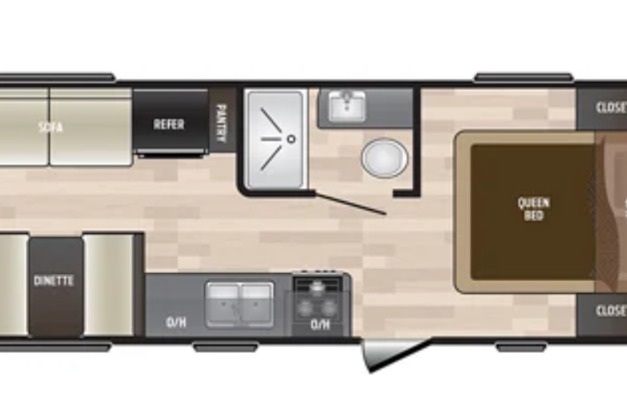 Summer Fun 25' Keystone Hideout LHS Travel Trailer