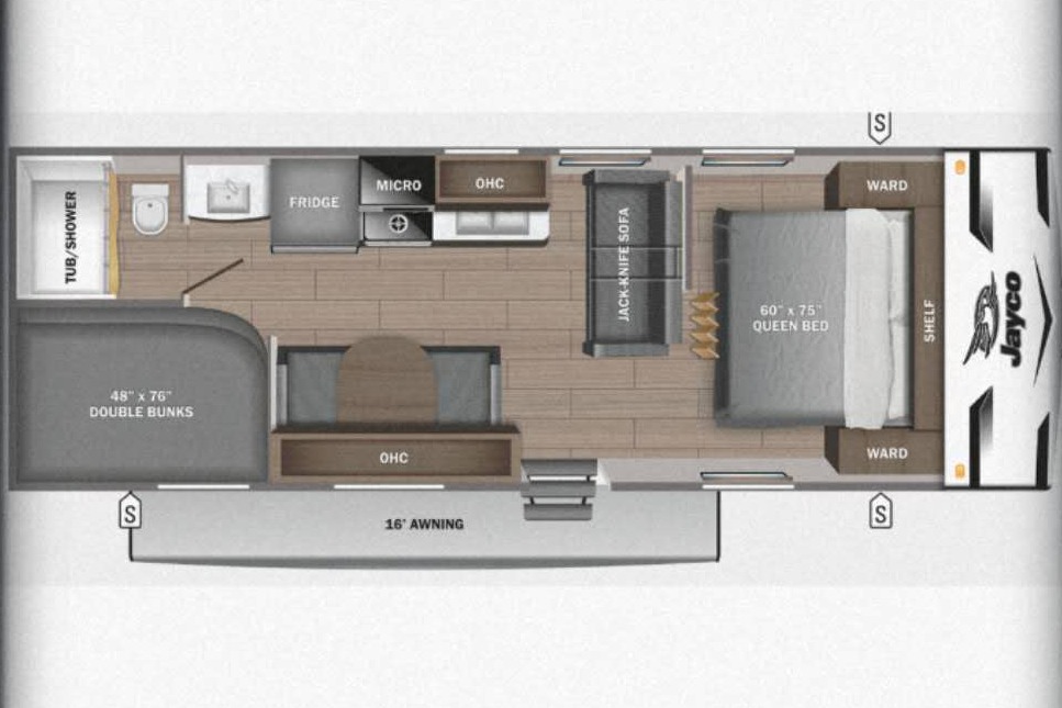 Brand New 2024 Jayco JAY Flight SLX 260BH Bunkhouse