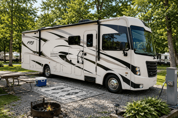 (#12) Luxury Class A RV 31FT | Sleeps 7 | Slide Outs | Burning Man | EDC