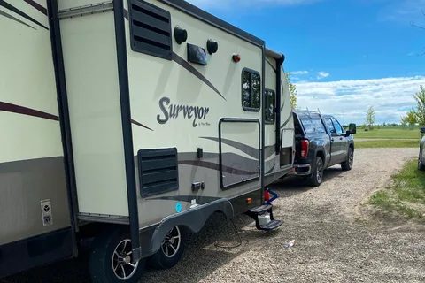 Forest River 34’ Surveyor tow behind trailer 