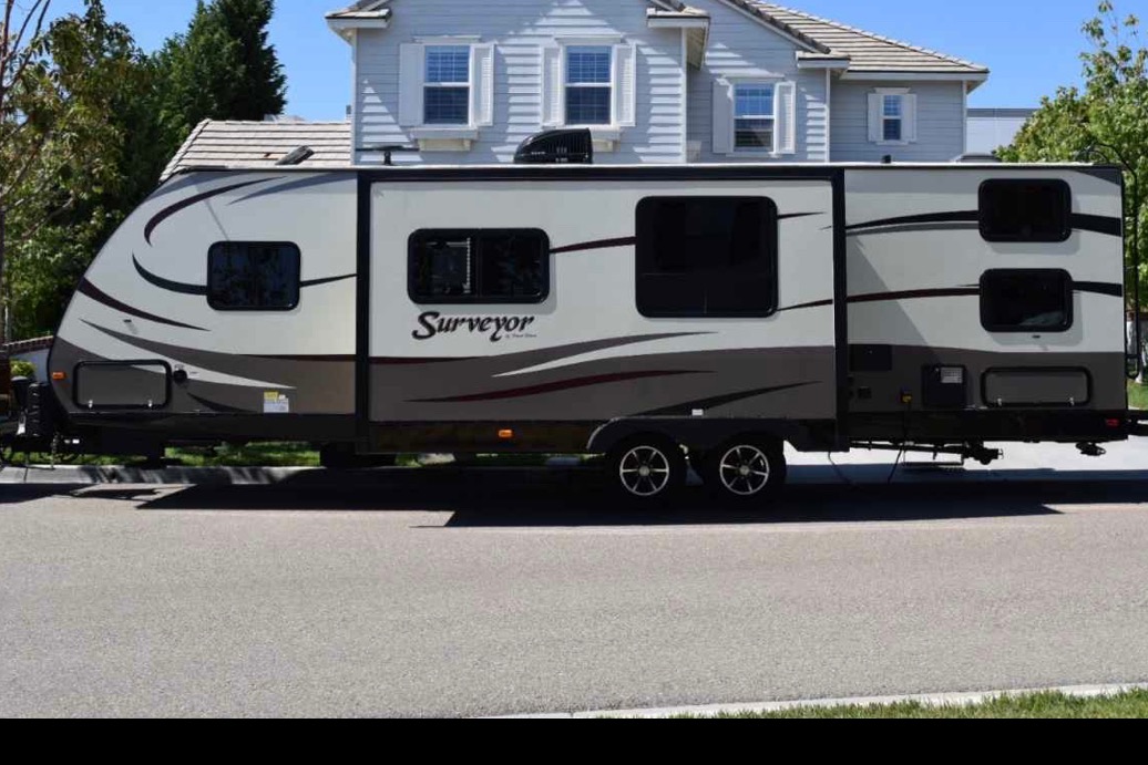 Forest River 34’ Surveyor tow behind trailer 