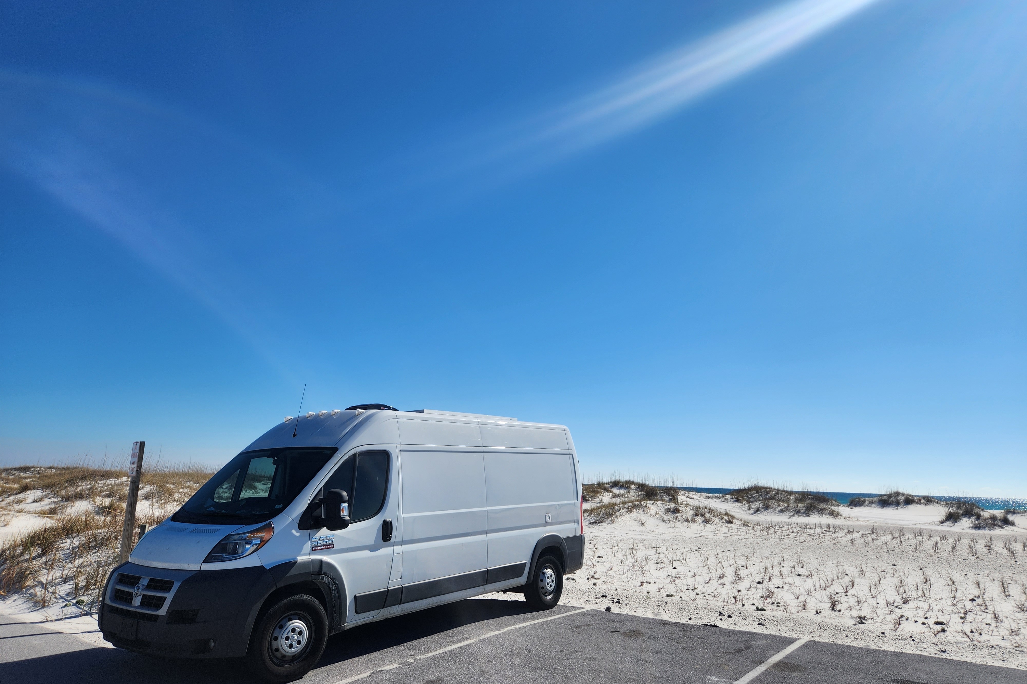 Betty White - HAS AC! - Campervan Sleeper - ProMaster Dodge '14