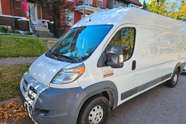 Betty White - HAS AC! - Campervan Sleeper - ProMaster Dodge '14