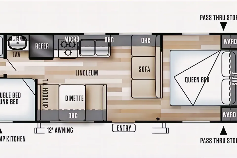 Jessica's 2020 Forrest-River 26bh "The Enterprise" Forrest-River 26bh Travel Trailer