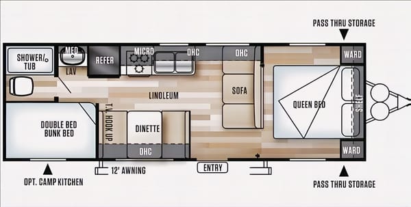 Jessica's 2020 Forrest-River 26bh "The Enterprise" Forrest-River 26bh Travel Trailer