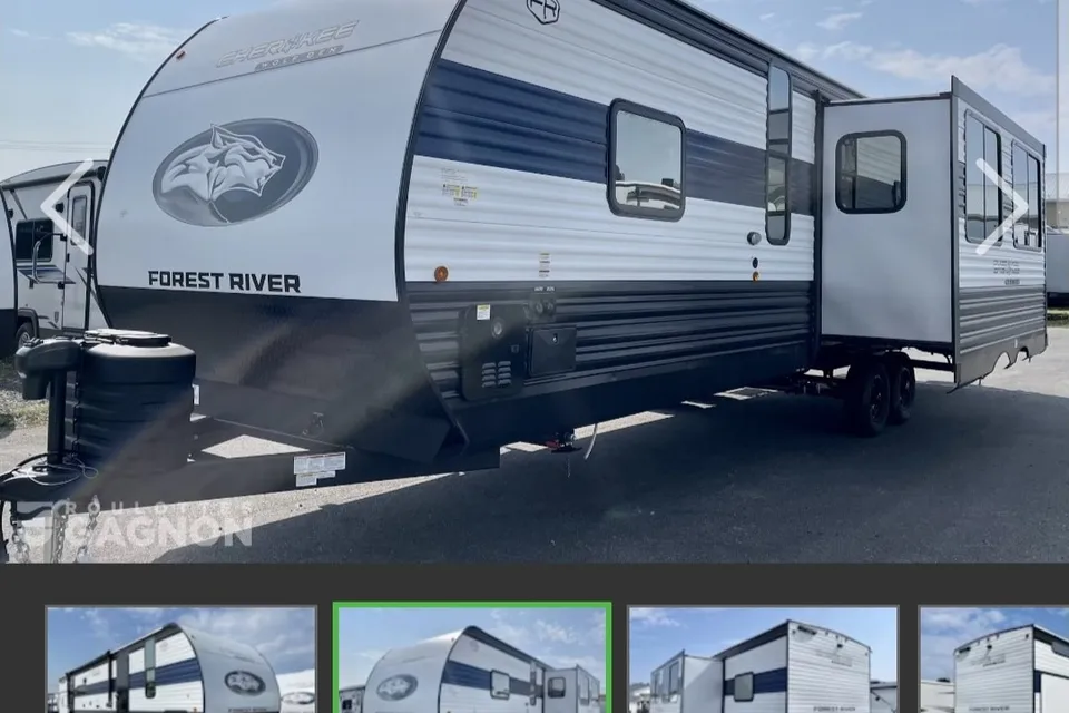 Cynthia's Forest River Cherokee grey wolf 294gebg Travel Trailer