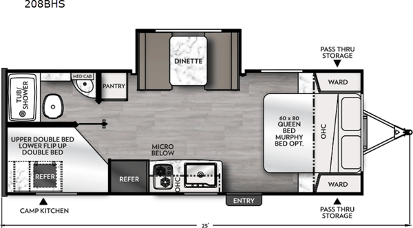 Davin's Halfton Towable APEX NANO 208BHS Travel Trailer