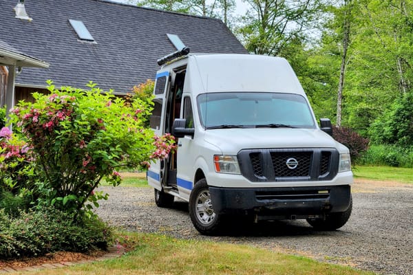 Bike ready & pet friendly, meet Envy the Nissan NV! A cozy adventure to-go.