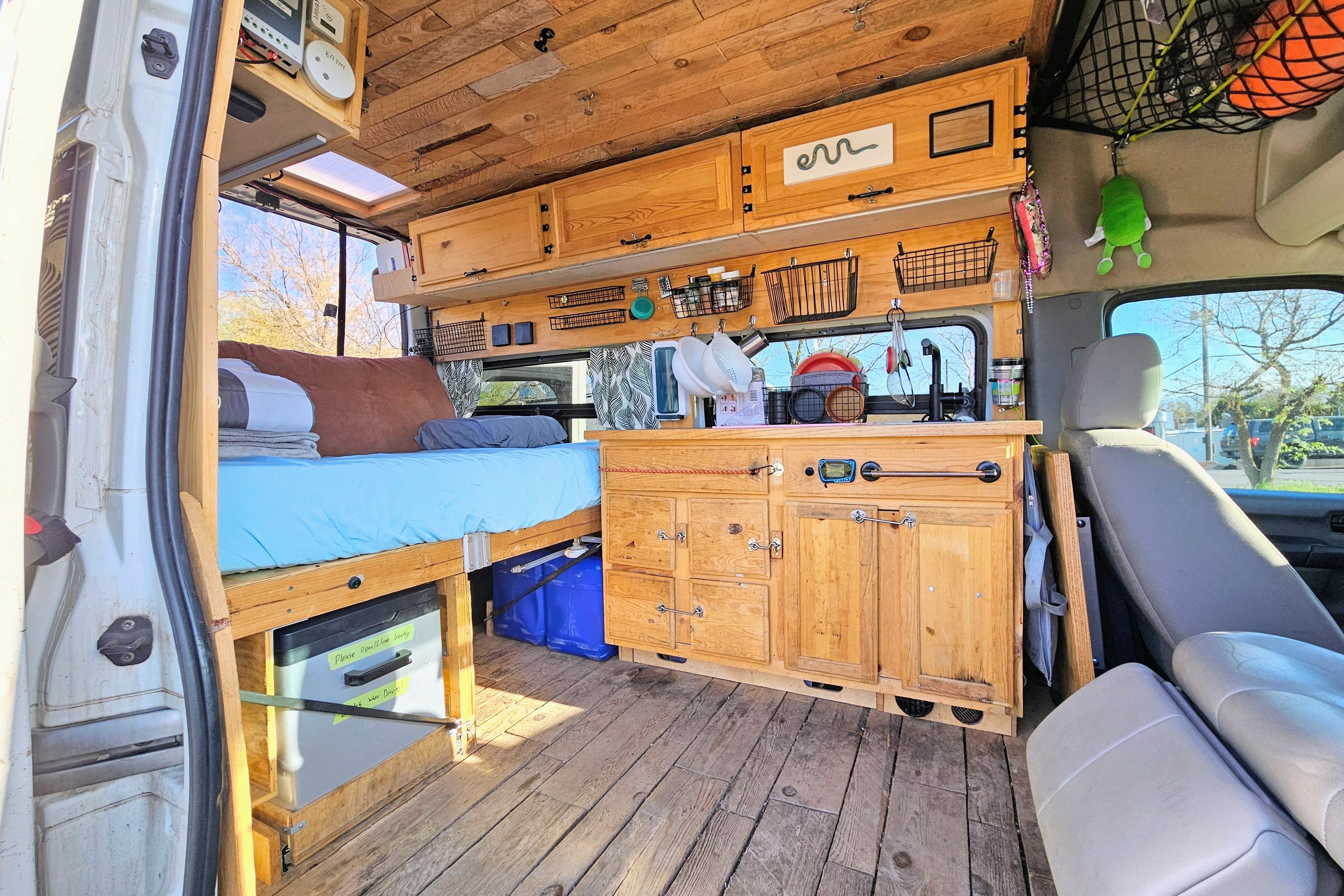 Bike ready & pet friendly, meet Envy the Nissan NV! A cozy adventure to-go.