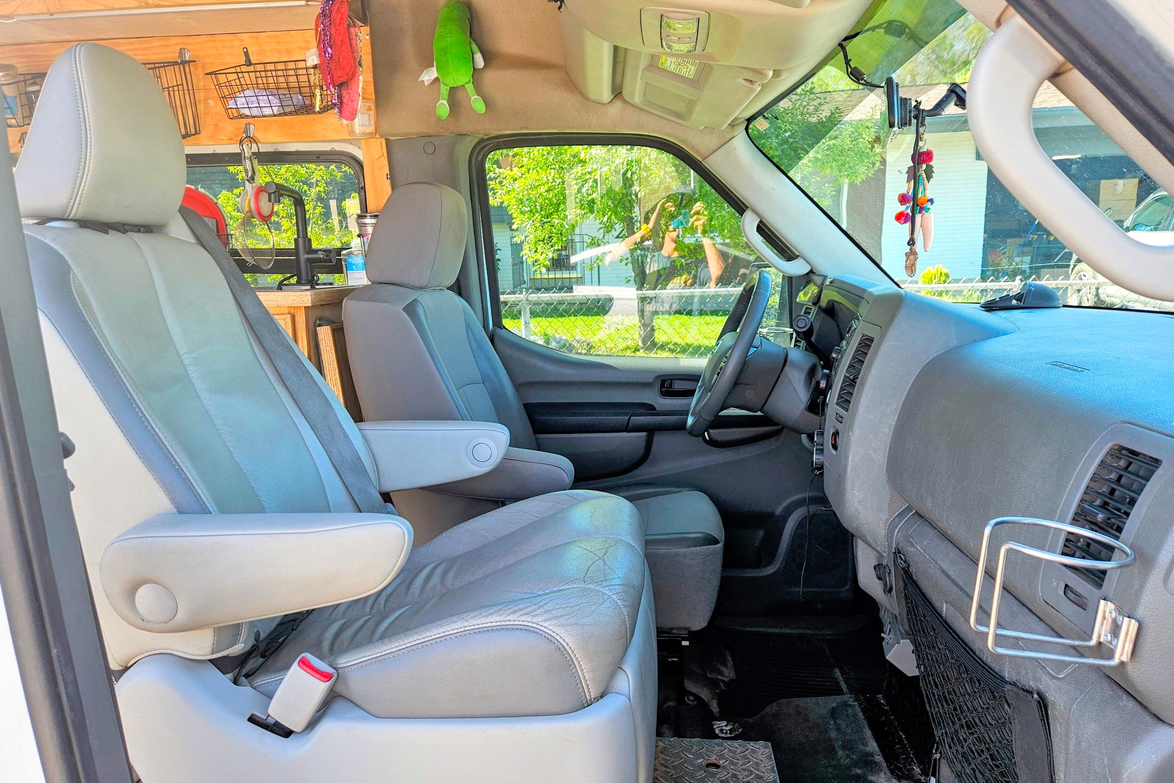 Bike ready & pet friendly, meet Envy the Nissan NV! A cozy adventure to-go.