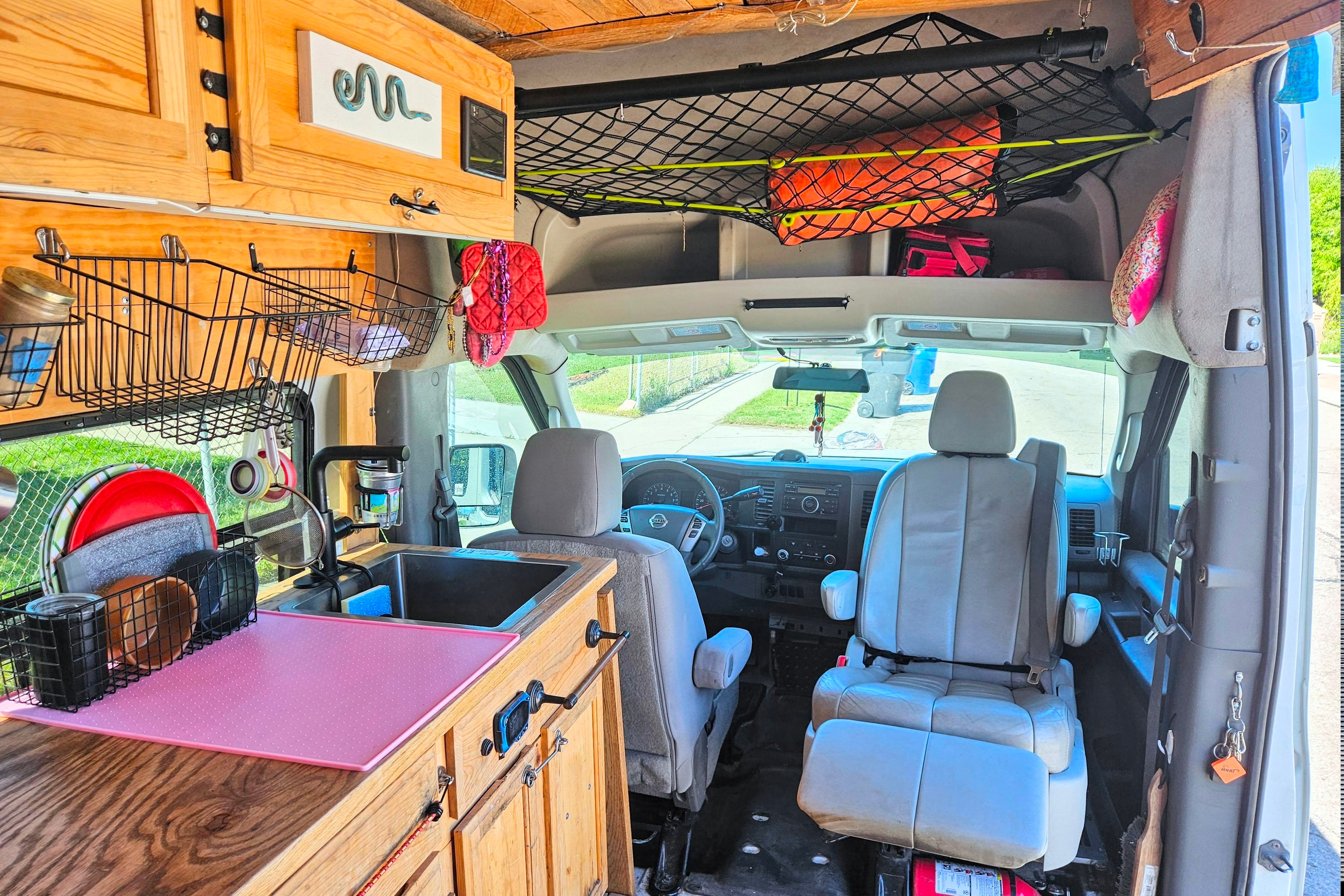 Bike ready & pet friendly, meet Envy the Nissan NV! A cozy adventure to-go.