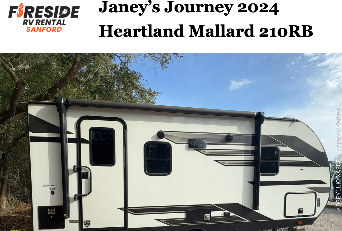 Janey's Journey- 2024 Heartland Mallard 210RB