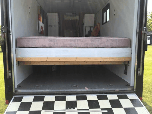 Toy hauler 20 pied Roulotte cargo