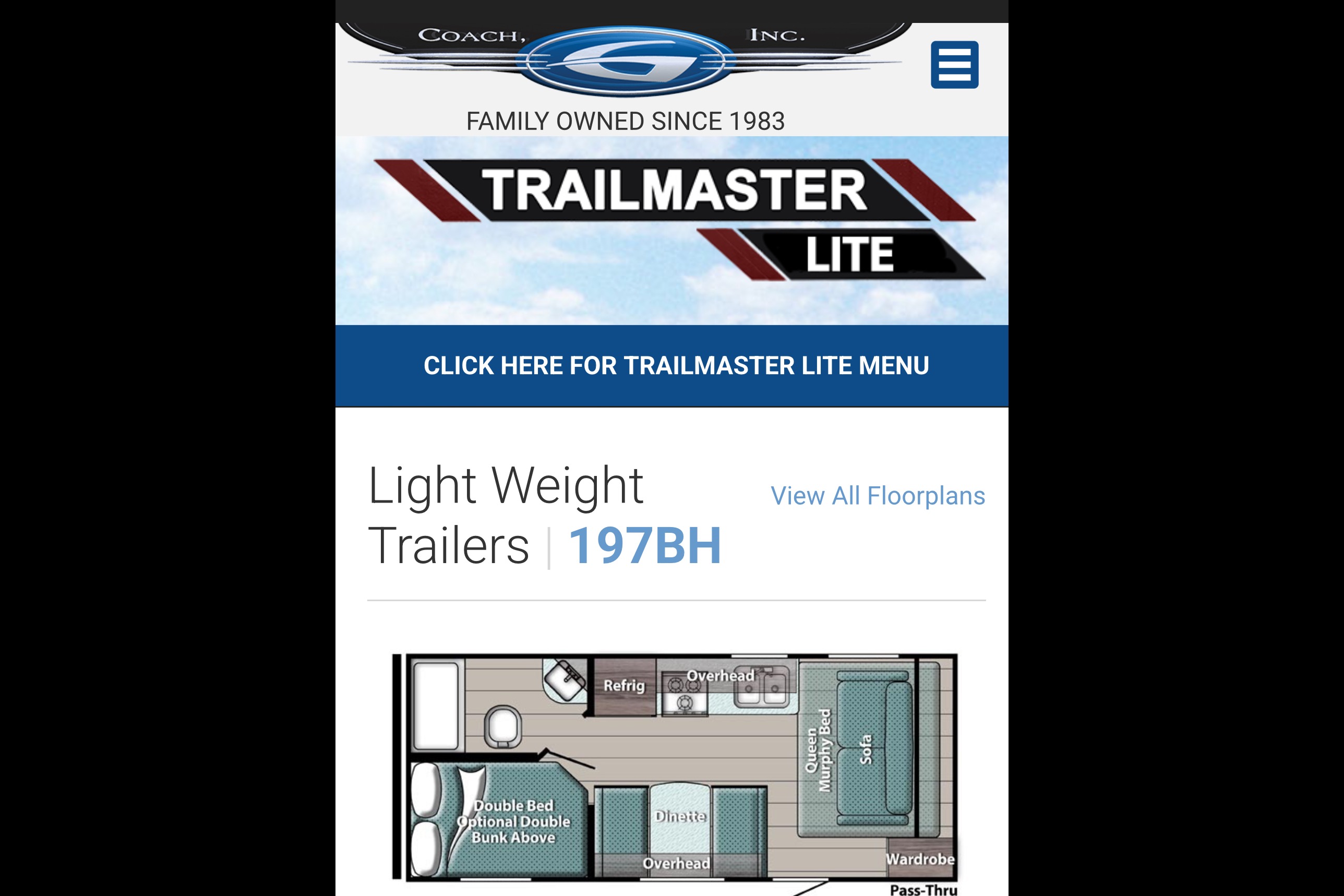 Gulf Stream Trailmaster 197BH Travel Trailer