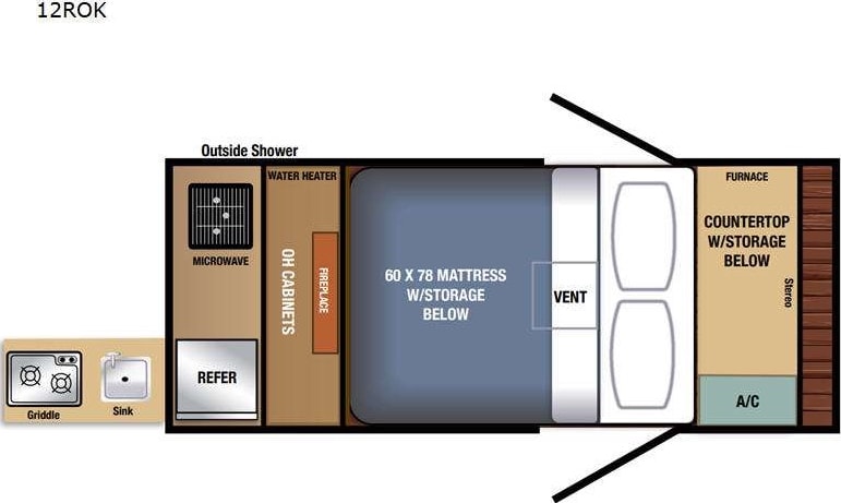 Bushwacker 12ROK Travel Trailer