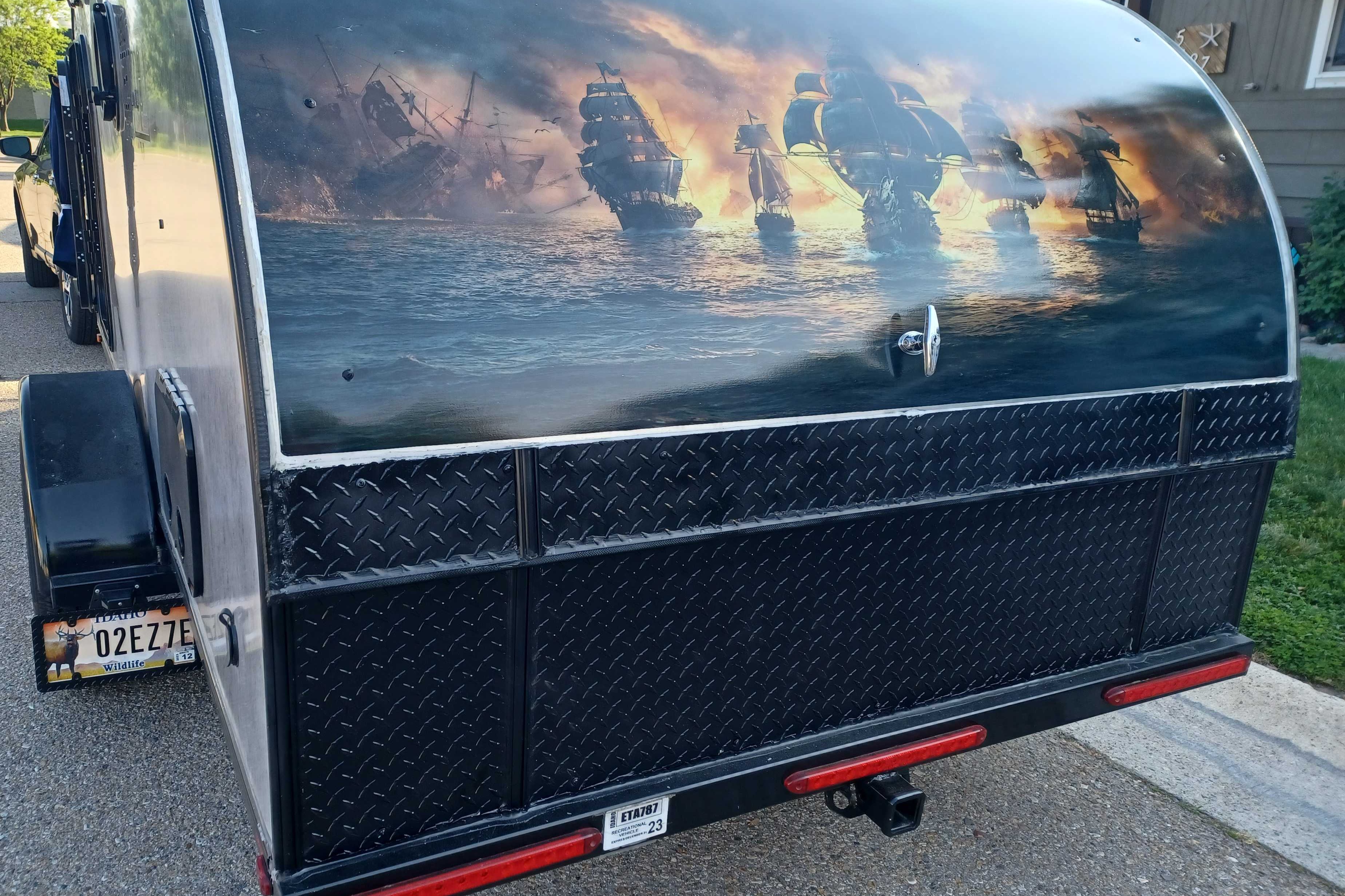 Bend Teardrop 6x12 with Bunk *Pirate Edition*