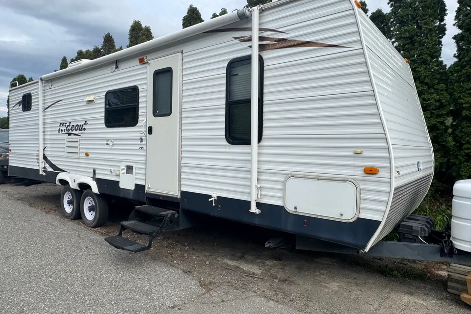 Keystone Hideout Travel Trailer on the River