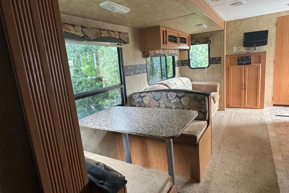 Keystone Hideout Travel Trailer on the River
