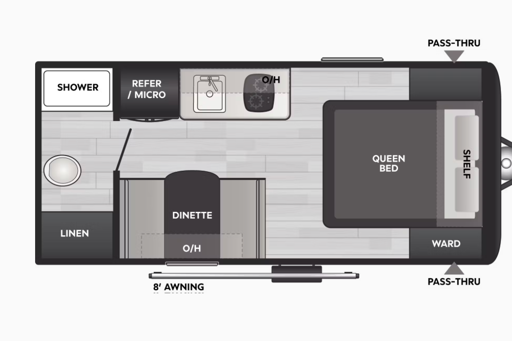 William's Coleman 17r Travel Trailer