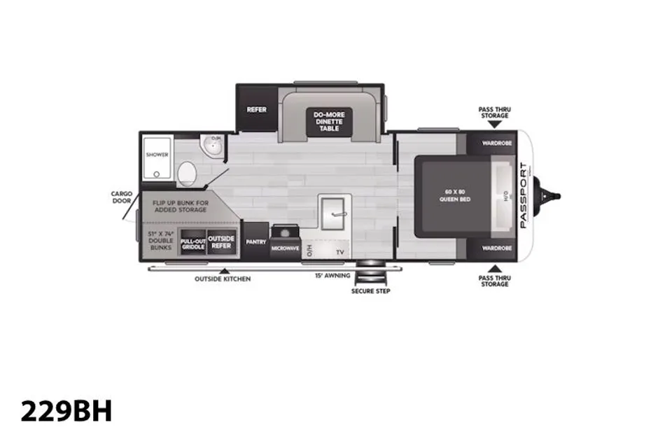 jordan's Keystone Passport 229BH Travel Trailer