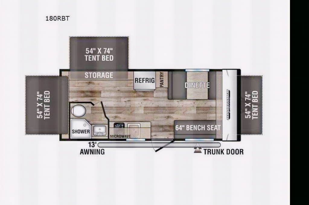Tonia 's "Hybrid" Tent Trailer