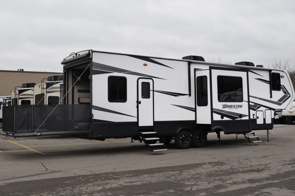 Luxury Toy Hauler with all amenities