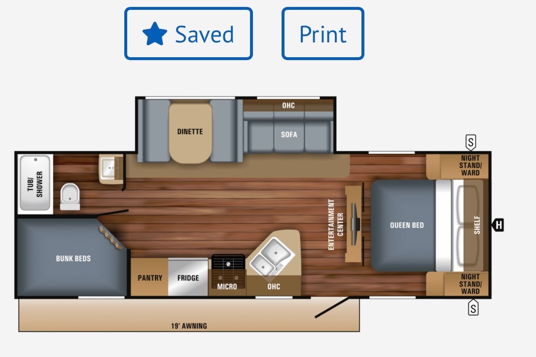 JBs Jay Feather Travel Trailer