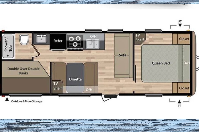 Private Queen, Sleeps 6+, Delivery!