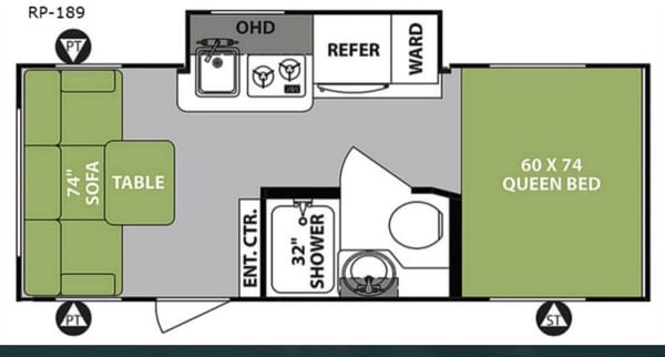 Carolina Dream RPOD 189 Travel Trailer